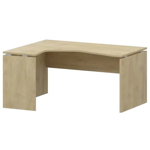 Стол эргономичный левый НТ-040.ЛВ 1400x1100x750 Аргентум