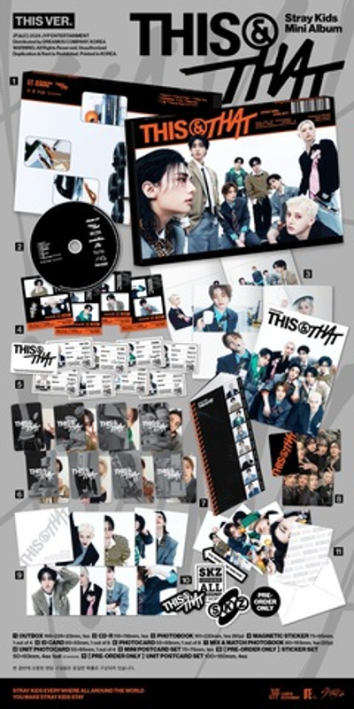 Альбом Stray Kids - THIS & THAT (Подарок от YES24)