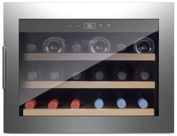 Встраиваемый винный шкаф CASO WineSafe 18 EB Inox