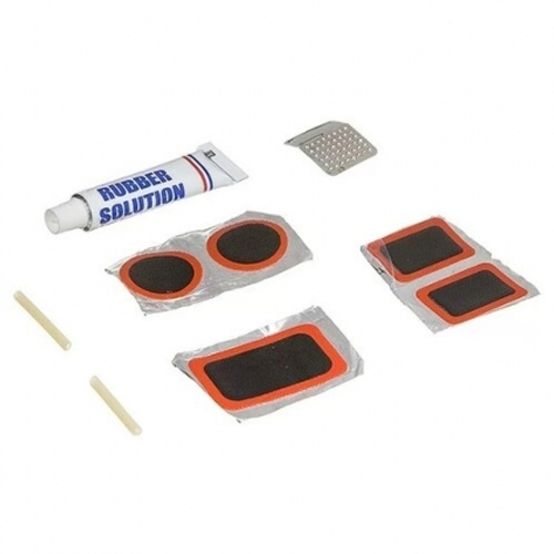 Велоаптечка RS-6031 (клей заплатки в компл) в пласт. коробке