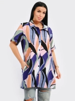 Туника-рубашка хлопок большие размеры