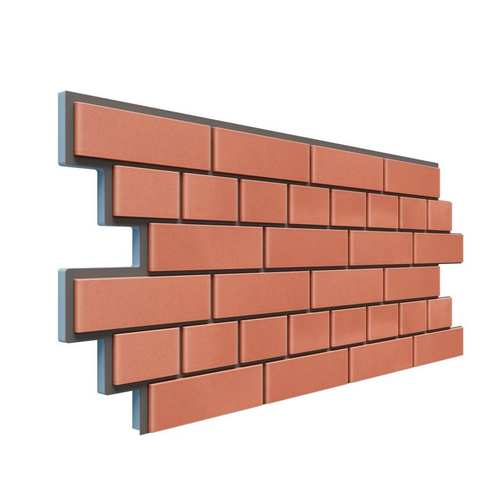 Панель фасадная Доломит Кирпич красный 925х438х20 мм