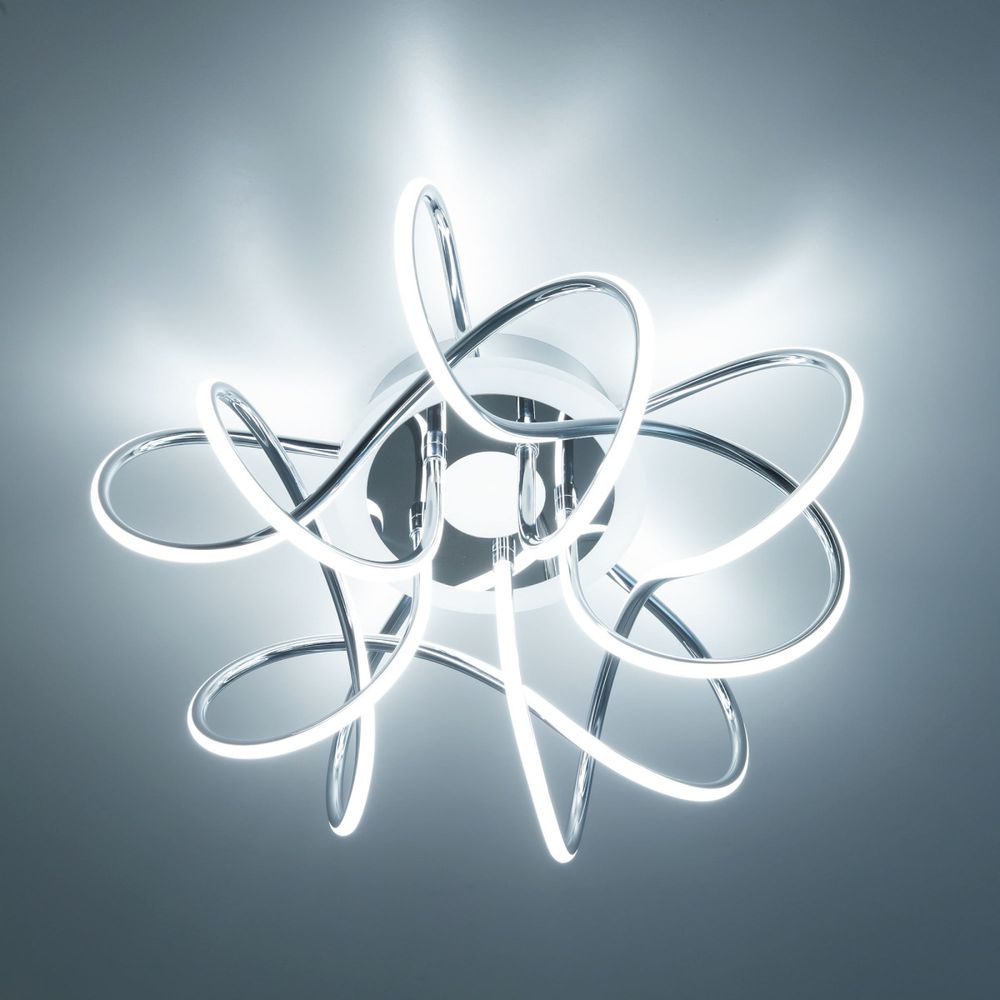 Citilux Джемини Смарт CL229A151E RGB Умная люстра Хром