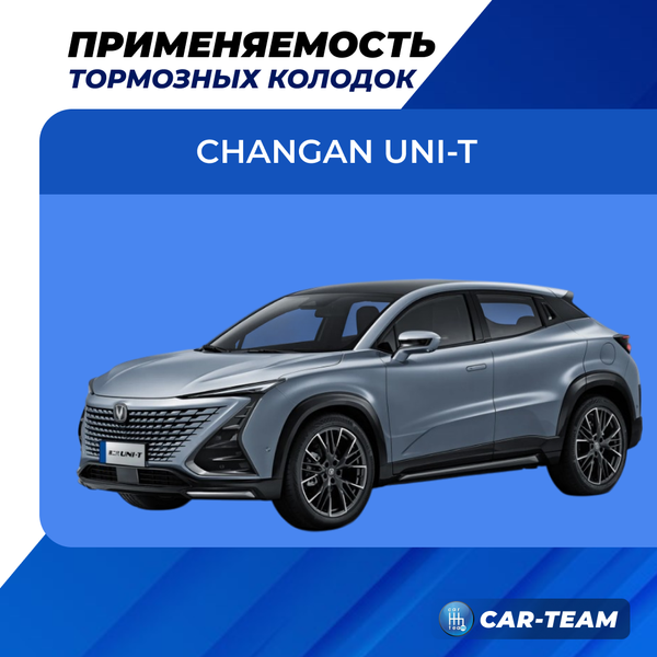 Колодки тормозные передние (керамические) Changan UNI-T (арт. ZCP-1203)