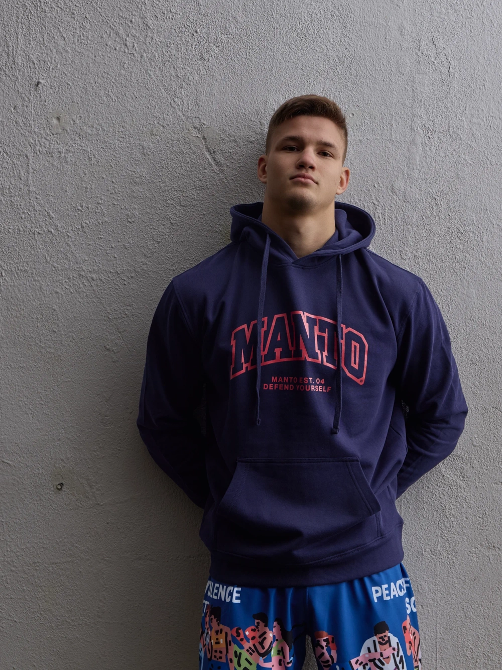 Худи MANTO VARSITY 26 синяя