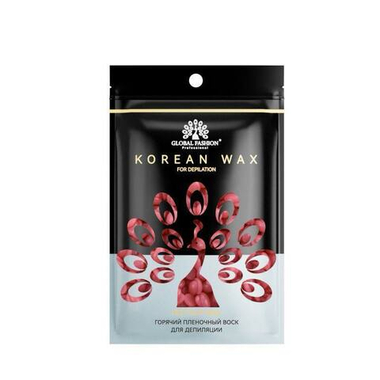 Горячий воск в гранулах Global Fashion 100гр Rose