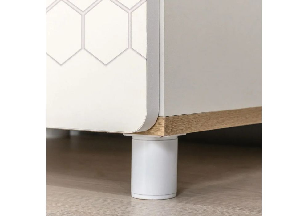 Комплект детской мебели Эльга белый шагрень / дуб белый комплектация 2