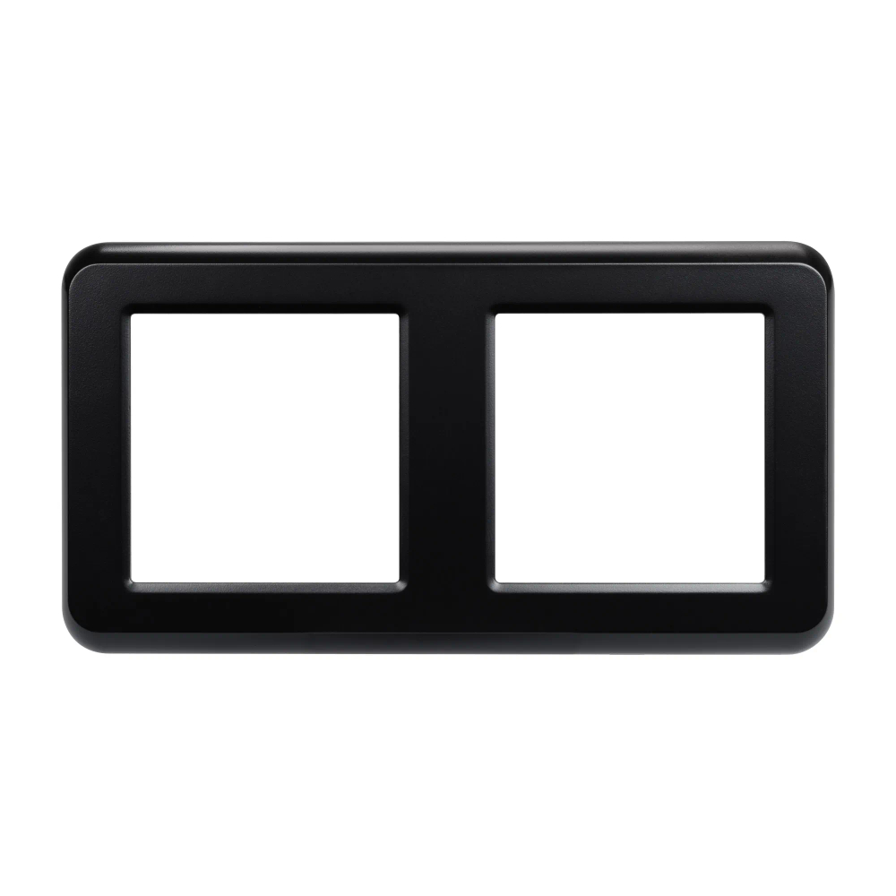 Рамка пластиковая FRM-VERSA-PL-2-BK (Arlight, -) 043778