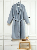 Халат вафельный 60-62 Серый