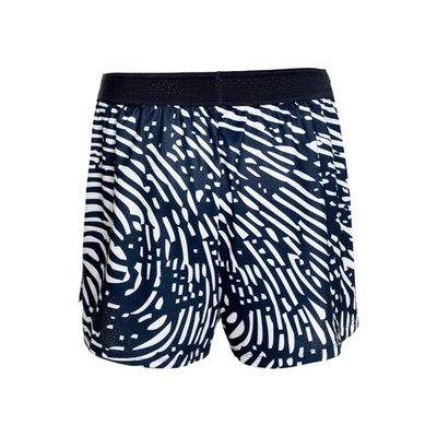 Женские теннисные шорты BIDI BADU Fingerprint Printed 2in1 Shorts Women - Dark Blue, White