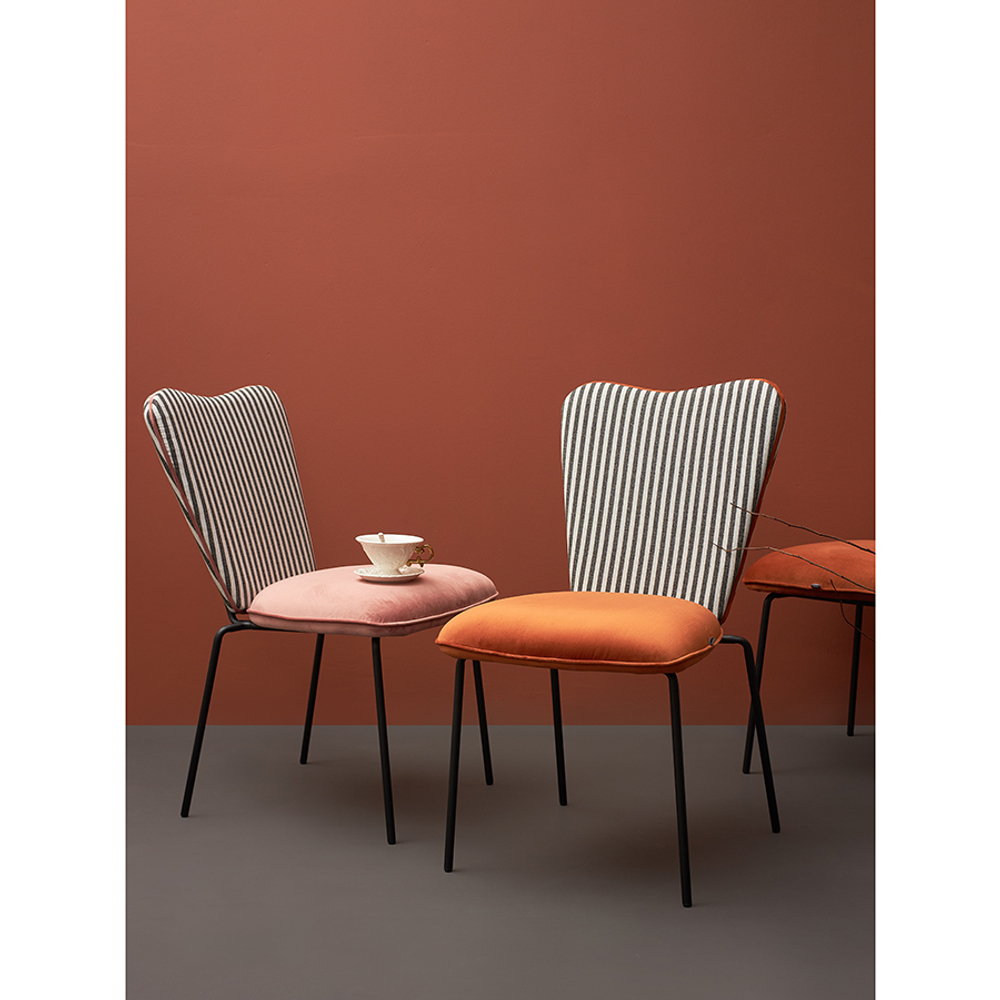 Стул pompadour, велюр, пыльная роза