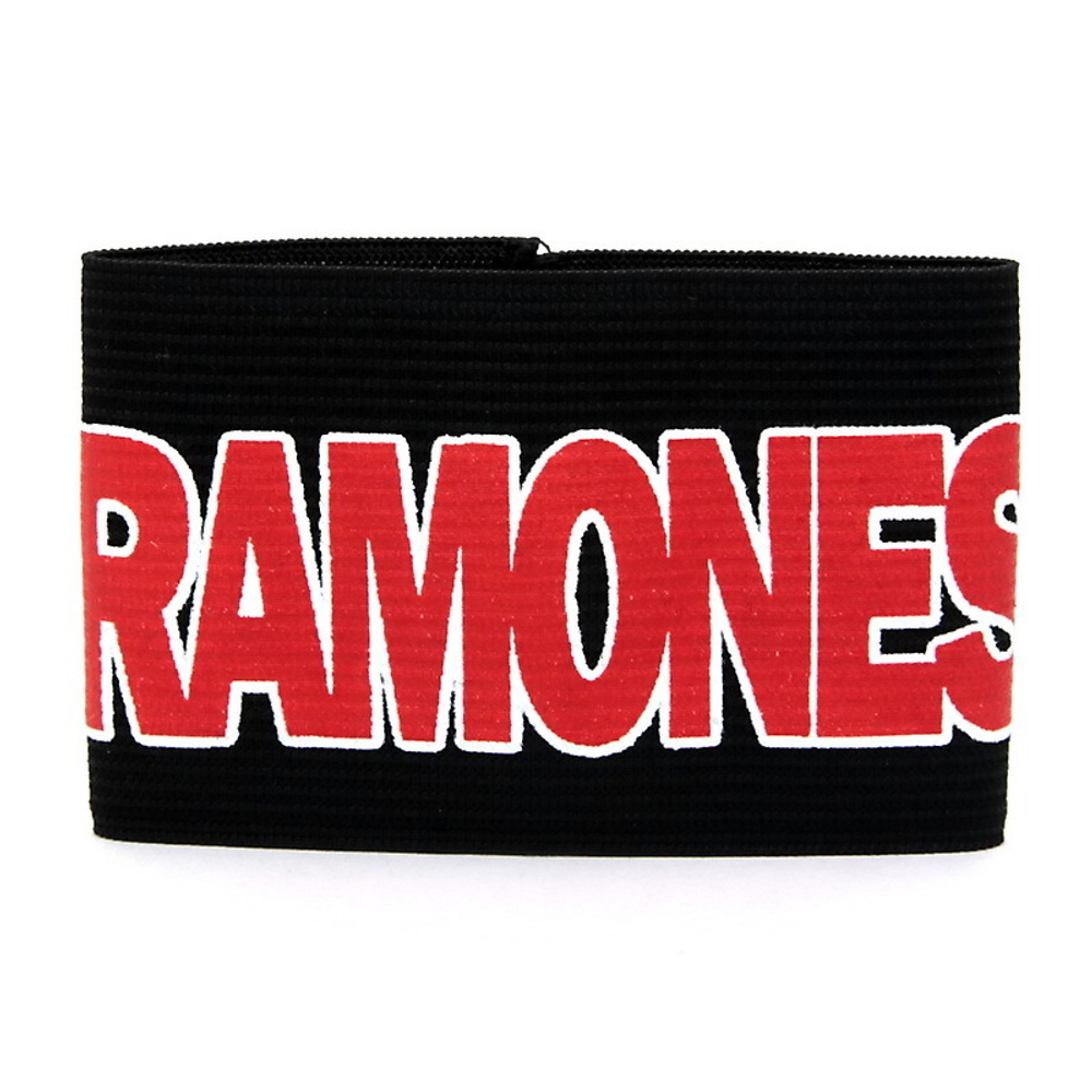 Напульсник Ramones буквы, черепушки по бокам (299)