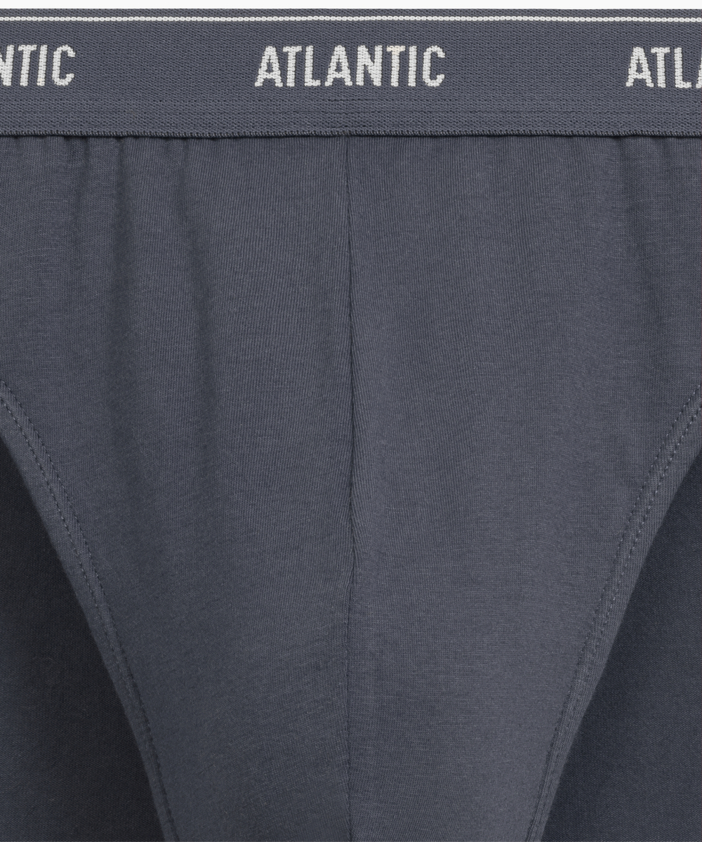 Мужские трусы слипы спорт Atlantic, набор 2 шт., хлопок, графитовый + каберне, 2RMP-094