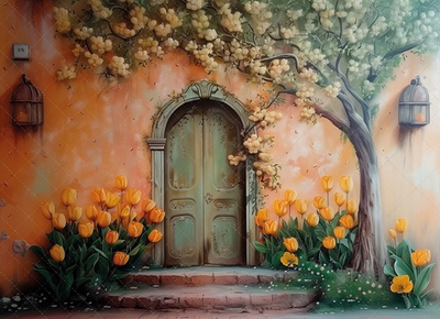 СТЕНА+дверь №1 фон неопреновый