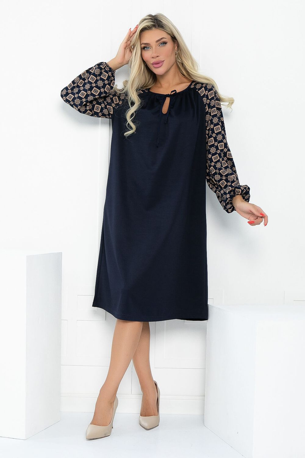 Платье Аура (синее) П12930-10М LT Collection