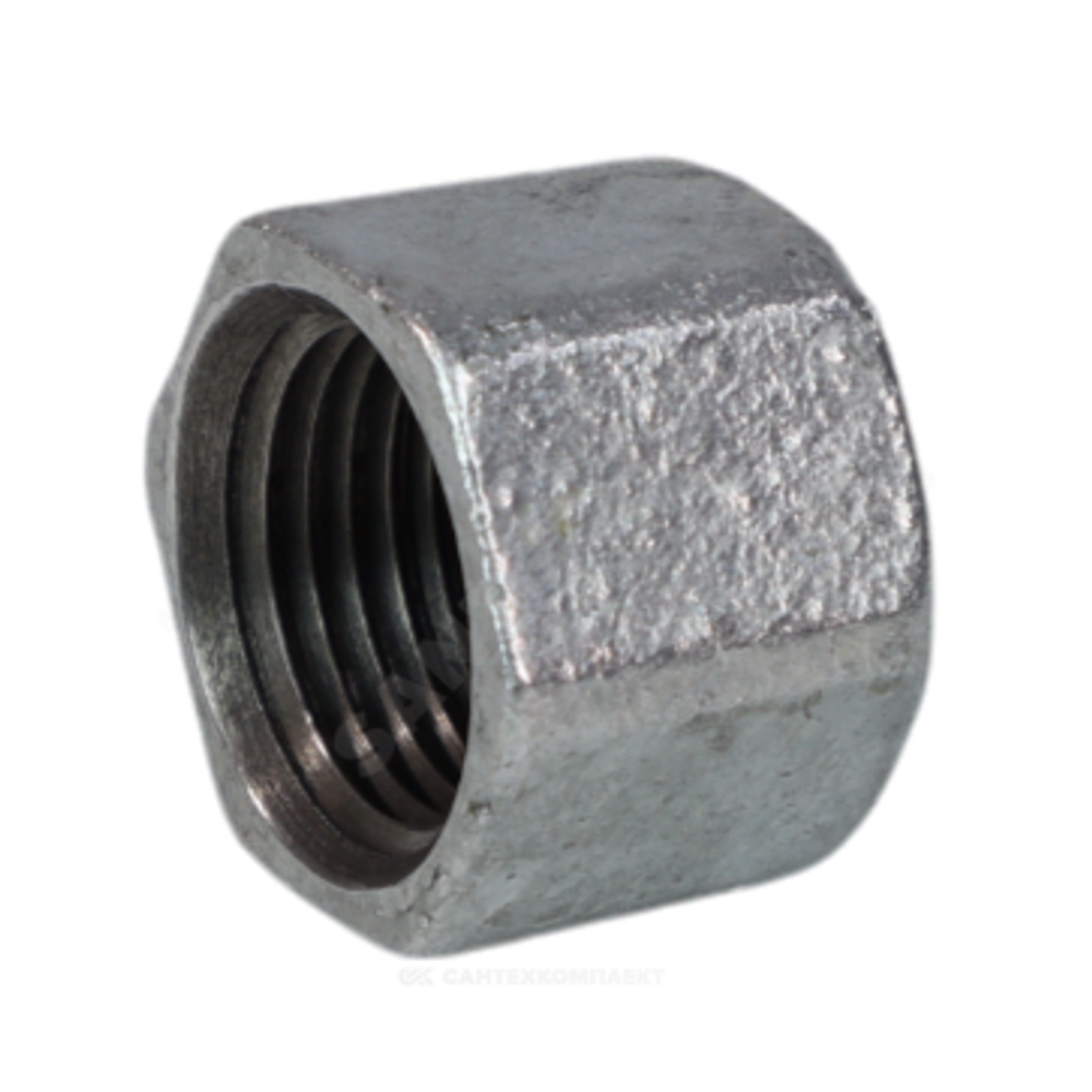 Заглушка чугун оц Ду 40 (1 1/2") ВР Fittex PLUS