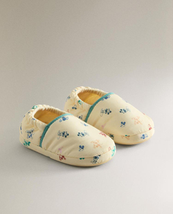 ZARA HOME УЮТНЫЕ ДЕТСКИЕ ТАПОЧКИ МИККИ И МИННИ ©DISNEY, ЖЕЛТЫЙ