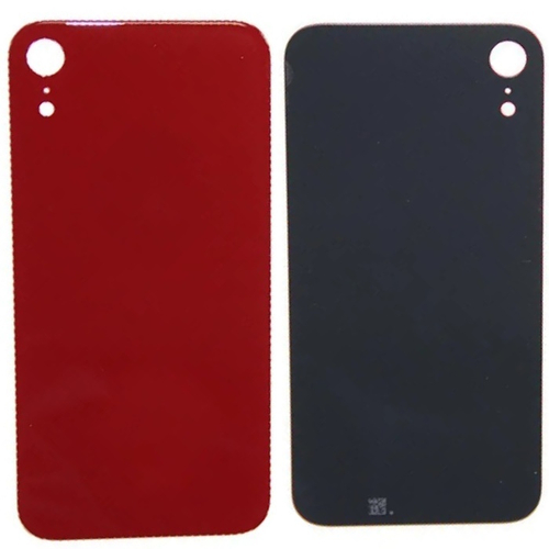 Задняя крышка для Apple iPhone Xr Красный (стекло, широкий вырез под камеру)
