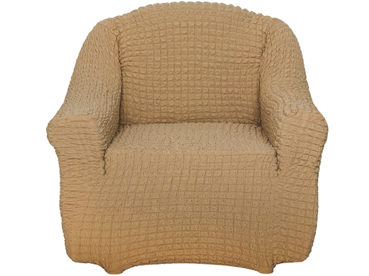 Чехол на кресло без оборки Модерн, цвет Медовый