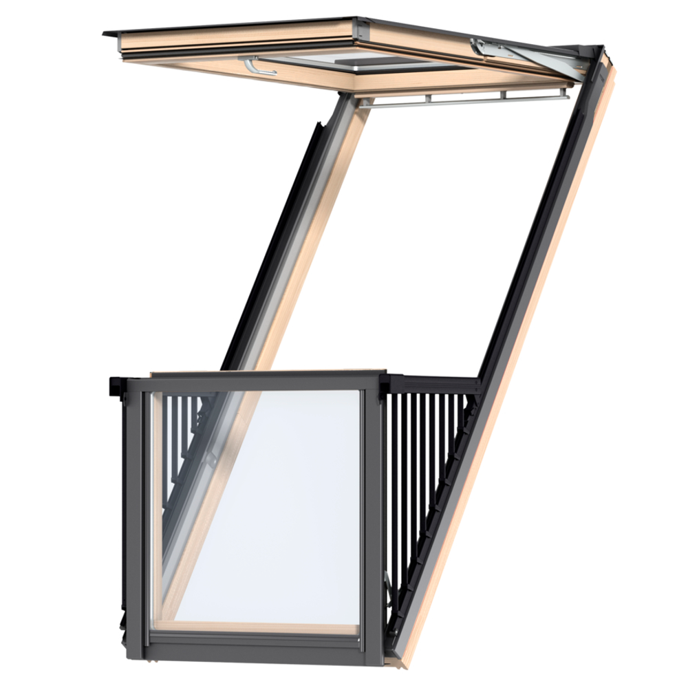 Окно-балкон VELUX CABRIO GDL