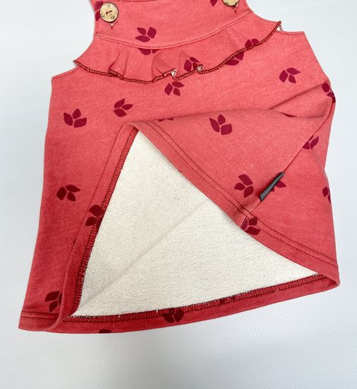 Сарафан из футера, Терракотовый