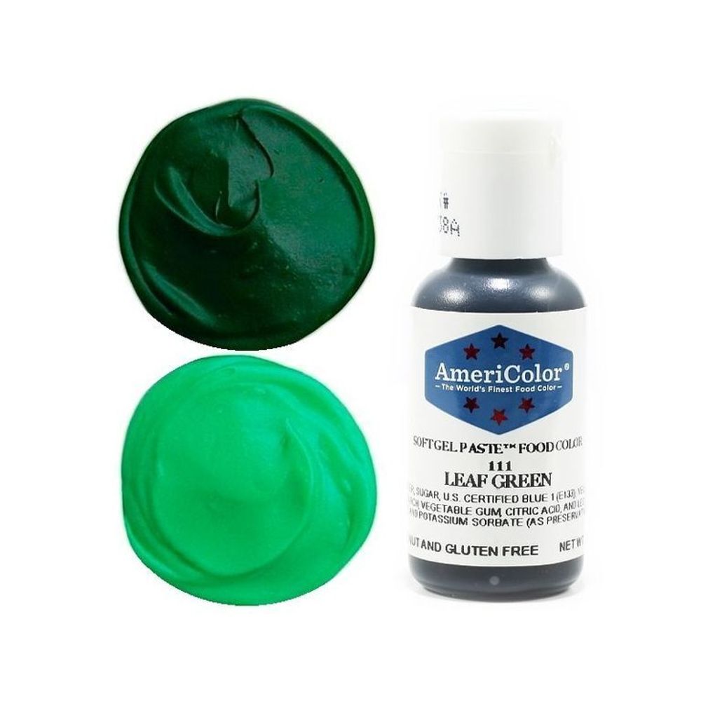 Гелевая краска #111 Americolor Leaf Green «Зеленый лист» 21 гр