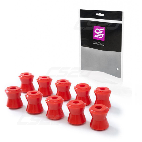 Втулки реактивной тяги ВАЗ 2101-2107 10шт полиуретан красный Drive CS20