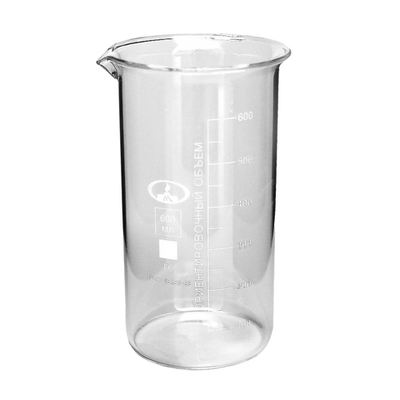 Стакан В-1-600 ТУ 9464-019-29508133-2015 с делением,ТС, МиниМед, уп.6 шт./ кор.48.шт