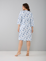 Ночная сорочка С-008/белоголубой-розы