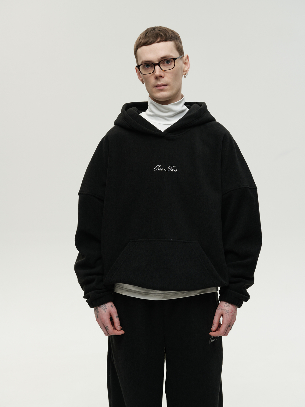 Drawstring Hoodie Black