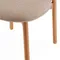 Стул Meiko бежевый, ножки бук