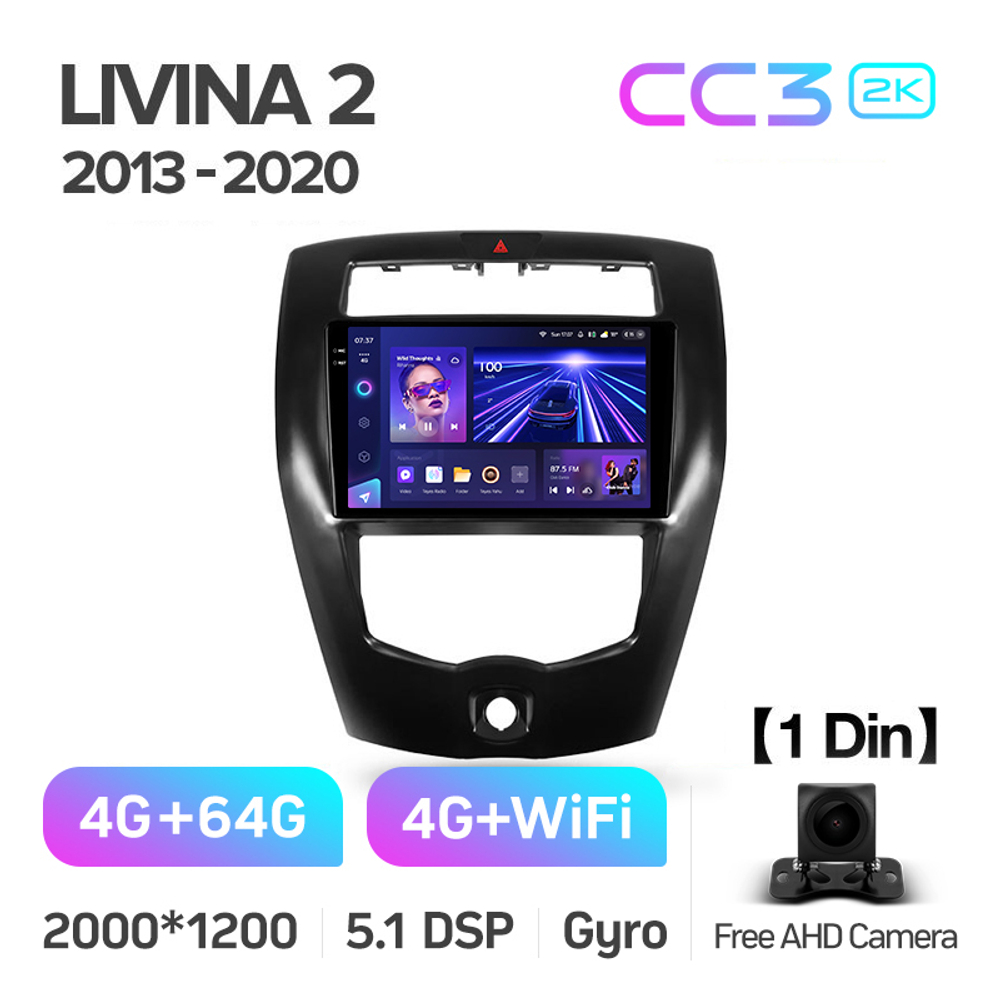 Teyes CC3 2K 10,2"для Nissan Livina 2 2013-2020
