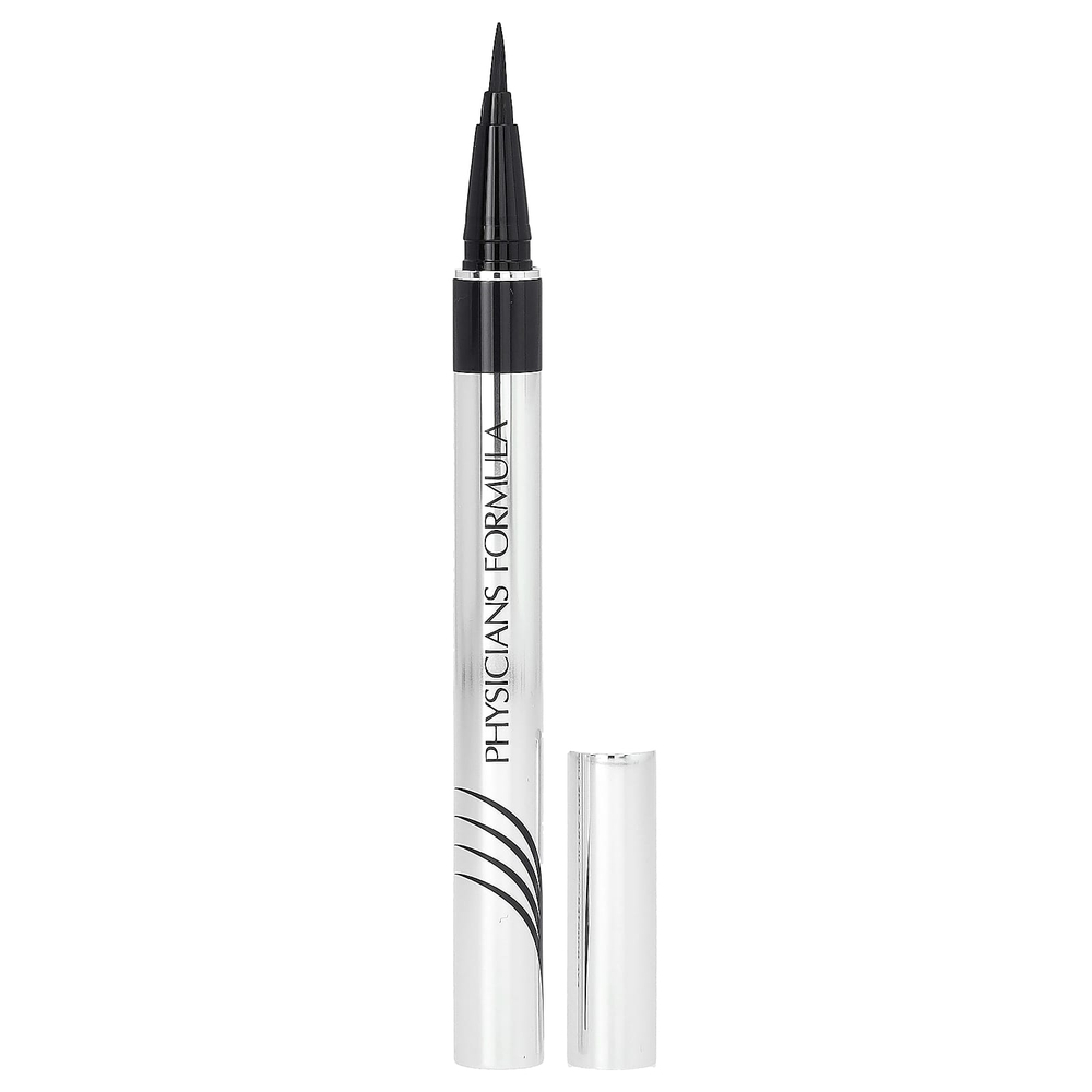 Physicians Formula, Eye Booster, ультратонкая жидкая подводка для глаз, 6897 ультра черный, 0,5 мл (0,016 жидк. унц.)
