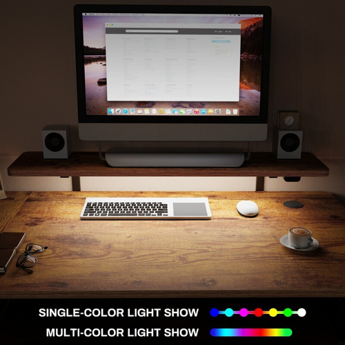 Стол для компьютера угловой (левый) c электрической регулировкой по высоте EUREKA ERK-L60L-RB (ERK-L60L-RB)