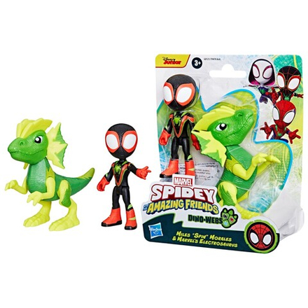 Hasbro Spidey i super-kumple - Фигурки Майлза Моралеса и Марвел Электрозавр 2пак G0121