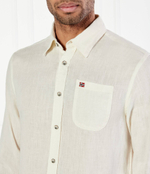 Льняная рубашка Napapijri - кремовый(NP0A4HQ2)