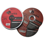 Диск отрезной по металлу и нержавеющей стали (125х1.0х22.3) Piranha XP (упаковка 10 шт.)