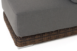 "Капри" трансформирующаяся лаунж-зона из искусственного ротанга, цвет коричневый