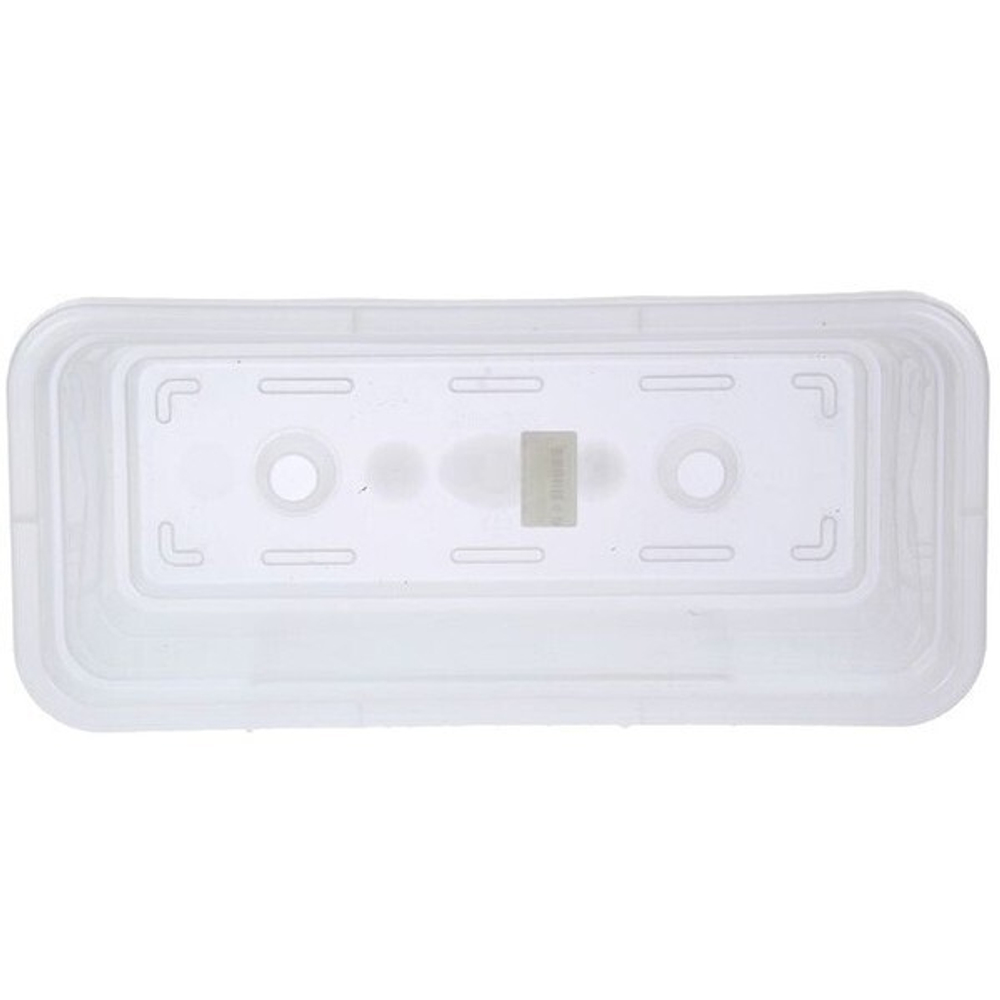 Кашпо для цветов пластиковое 6л d-20см «Квадро» прозрачный