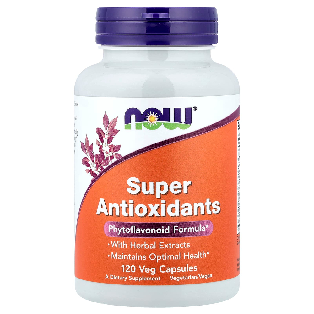 NOW Foods, суперантиоксиданты, 120 растительных капсул