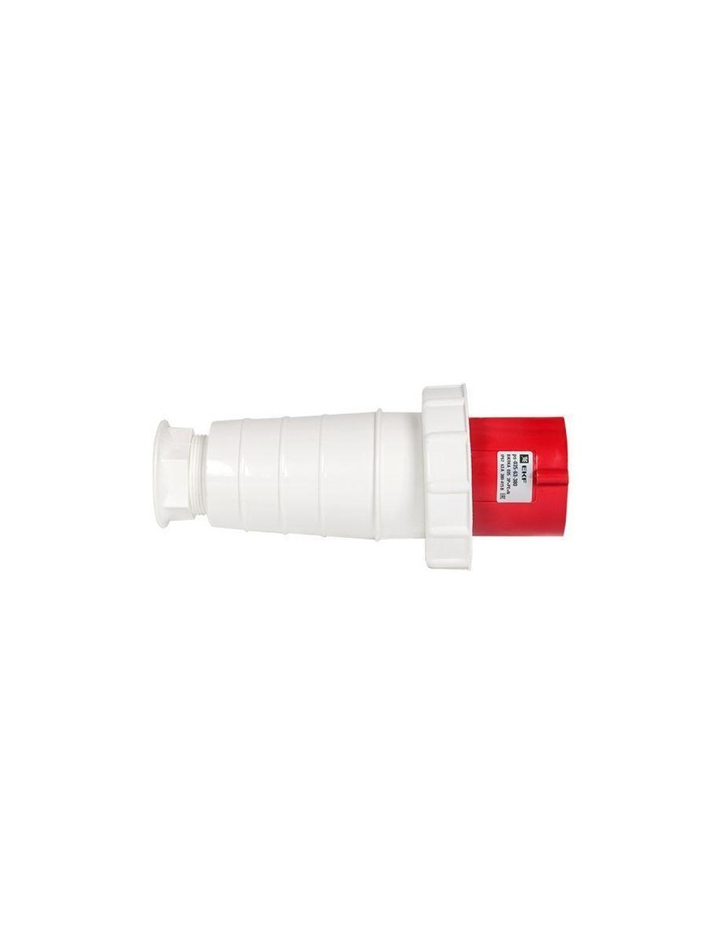 Вилка переносная 035 63А 3P+PE+N 380В IP67 EKF ps-035-63-380