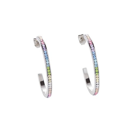 Серьги Coeur de Lion Multicolour Pastel 0129/21-1522 цвет мультиколор, серебряный