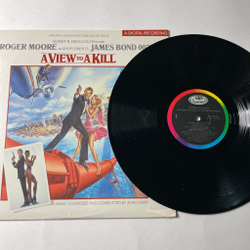 Винтажная виниловая пластинка LP James Bond 007 Вид На Убийство John Barry A View To A Kill (Motion Picture Soundtrack) (USA 1985)