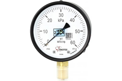Манометр МП4-Уф 0-60 кПа кт.1,5 d.160 IP40 M20*1,5 РШ