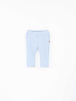 Брюки из джинскота с рюшей "Голубые" 0+