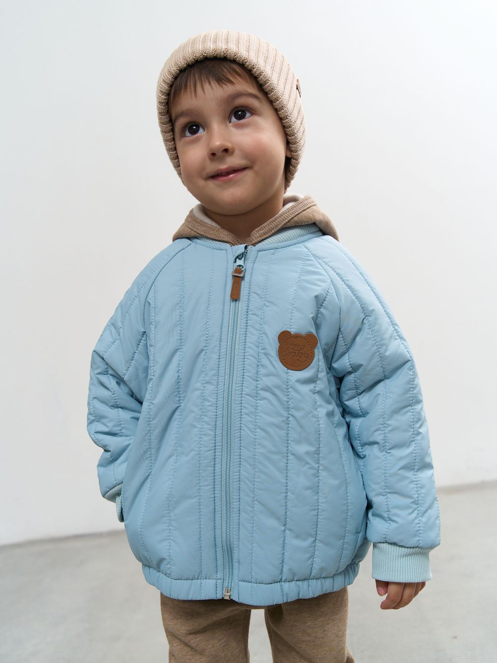 Бомбер с утеплителем "Ниагара" стеганый 0+