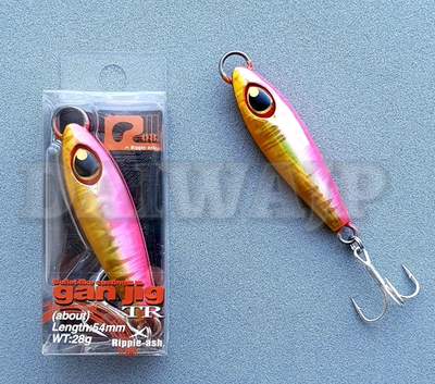Пилькер TSURUGIYA GAN JIG 28g Pink Gold