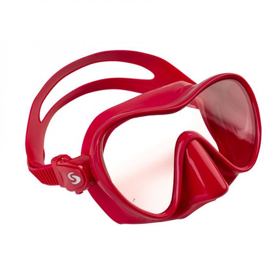 Набор Scorpena маска+трубка для сноркелинга тёмно-красный