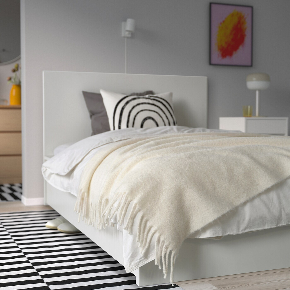 IKEA KLIPPOXEL  (ИКЕА КЛИППОКСЕЛ)  -  Одеяло, кремовое, 130x170 см