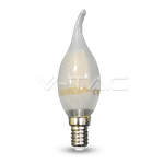 Лампа светодиодная, филамент V-TAC, E14, 4 Вт, 2700К, SKU 4477
